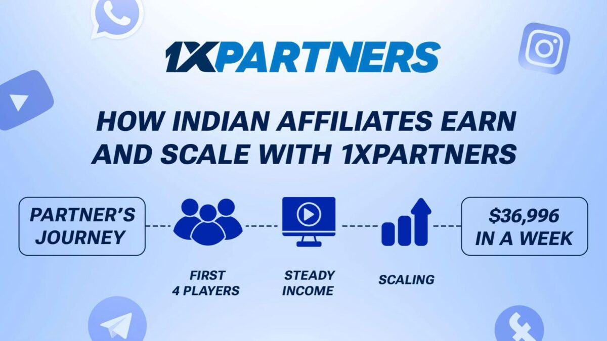How Indian affiliates earn and scale with 1xPartners 1