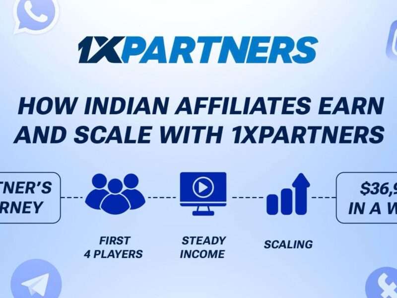 How Indian affiliates earn and scale with 1xPartners 5