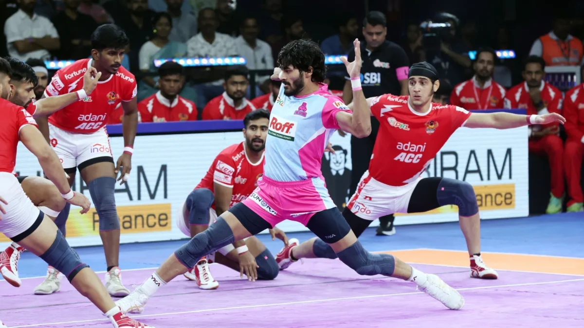 Gujarat Giants vs Jaipur Pink Panthers