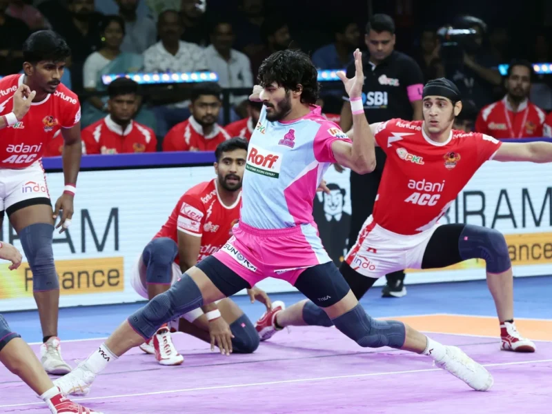 Gujarat Giants vs Jaipur Pink Panthers
