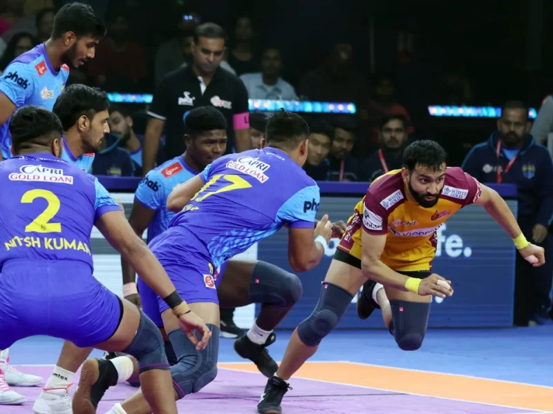 Telugu Titans vs Bengal Warriorz