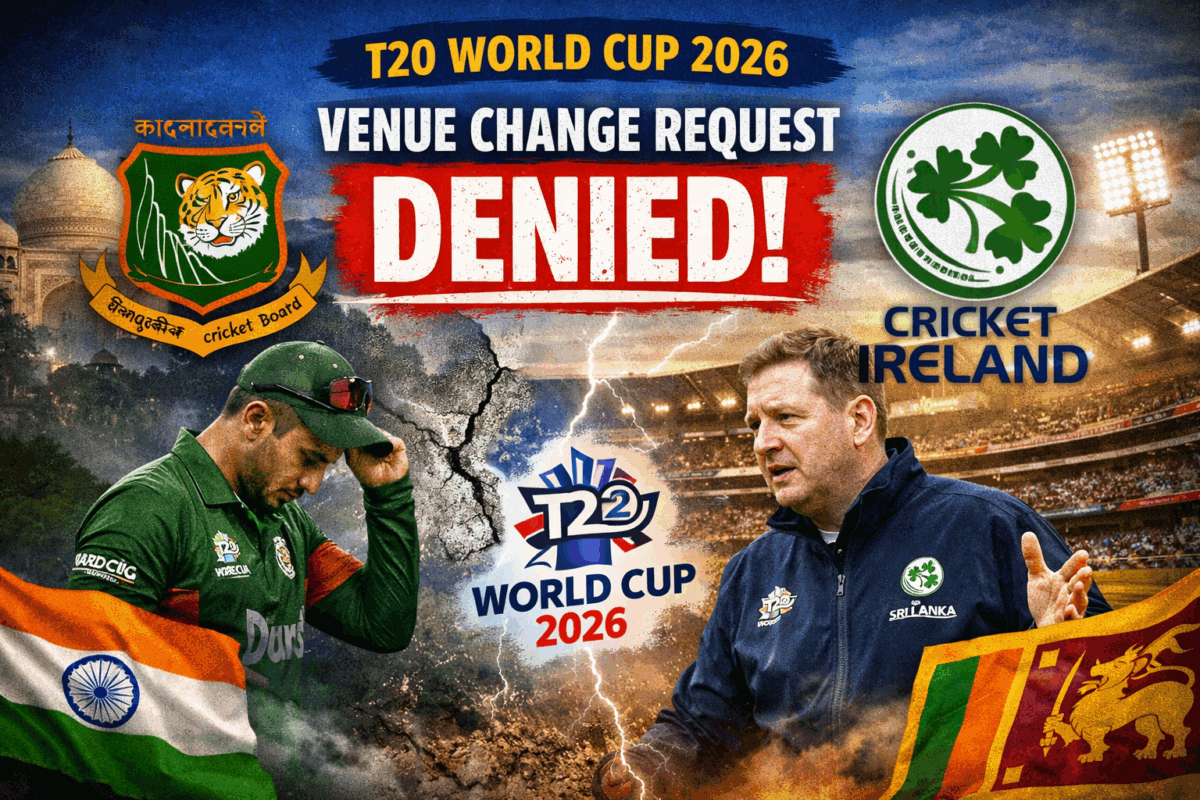 T20 World Cup 2026: Cricket Ireland Rejects Venue Change Request, Big Setback for Bangladesh